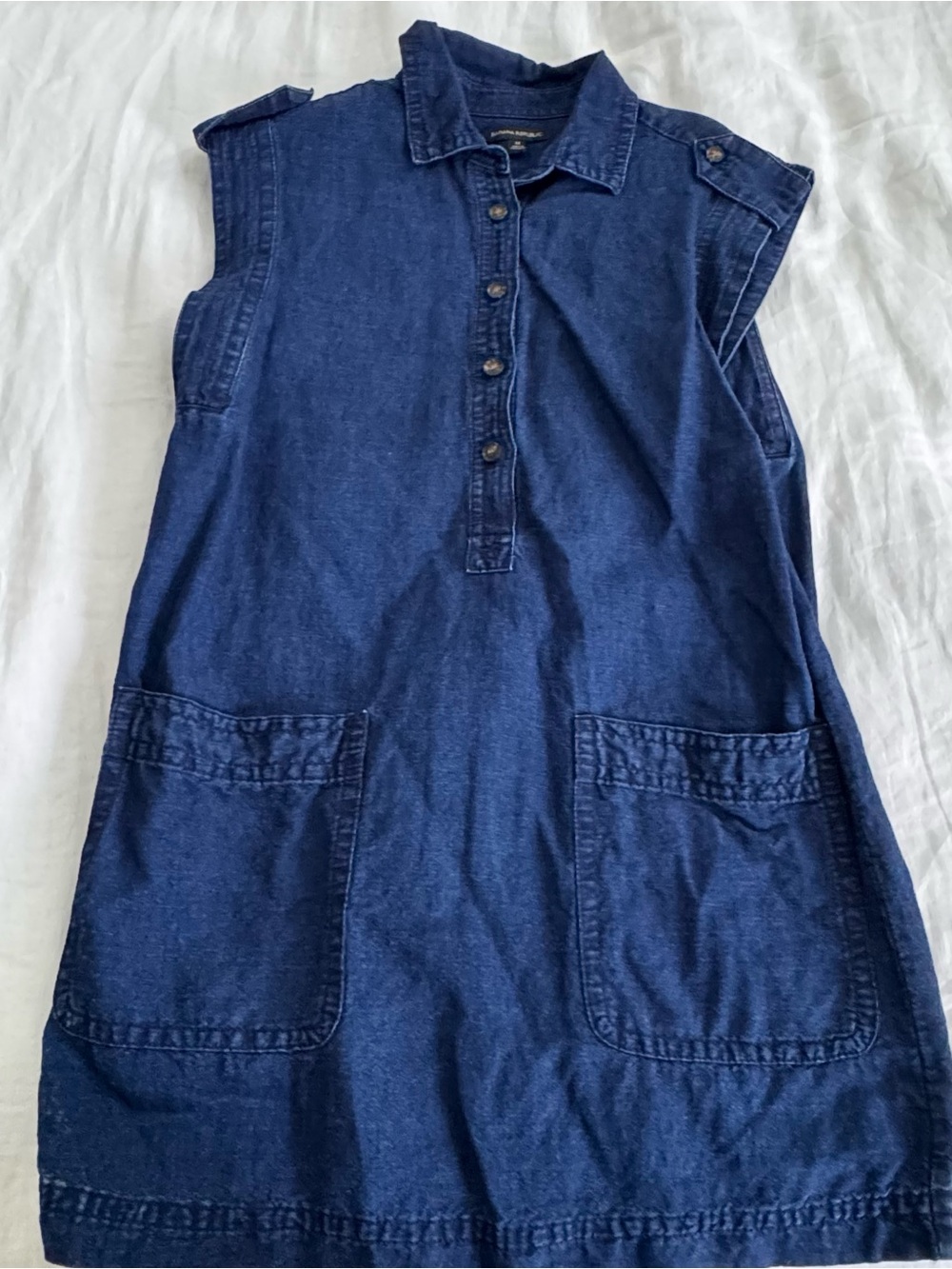 EUC Banana Republic Denim Sleeveless Dress